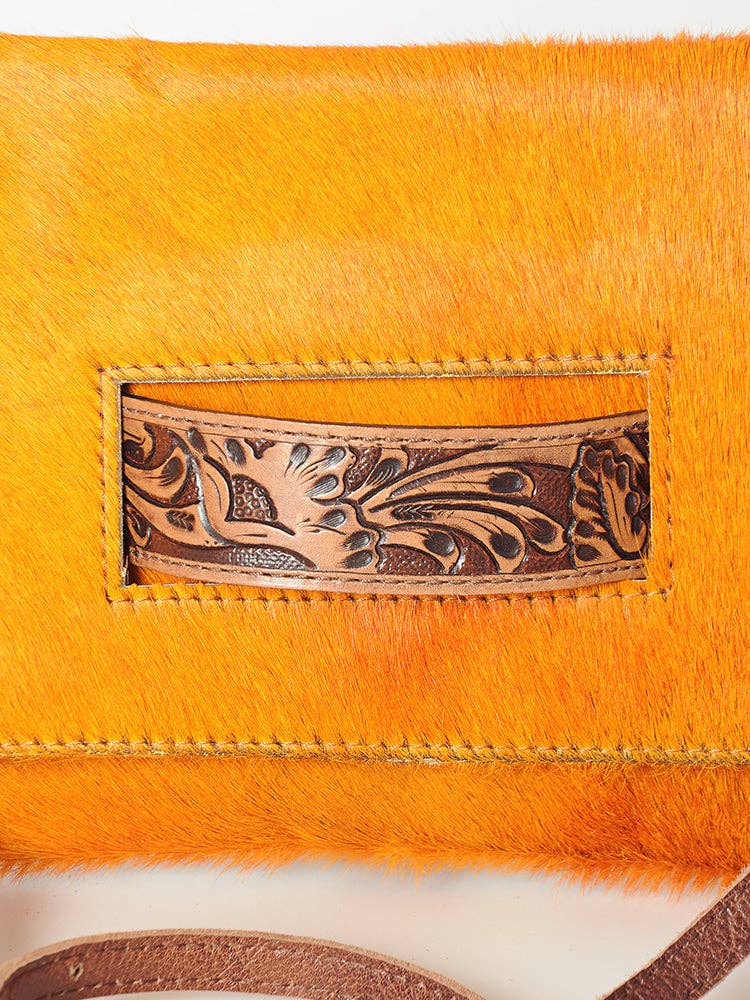 ADBG501 Clutch Hair On Genuine Western Leather Women Bag