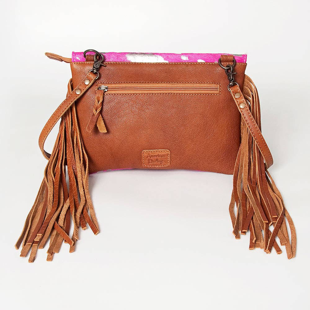 ADBG501 Clutch Hair On Genuine Western Leather Women Bag